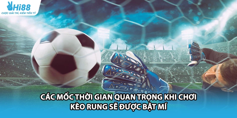 Các mốc thời gian quan trọng khi chơi kèo rung sẽ được bật mí