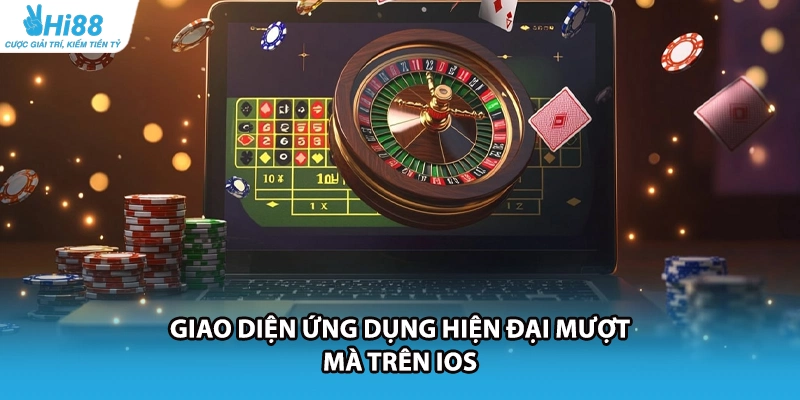 Giao diện ứng dụng hiện đại mượt mà trên iOS