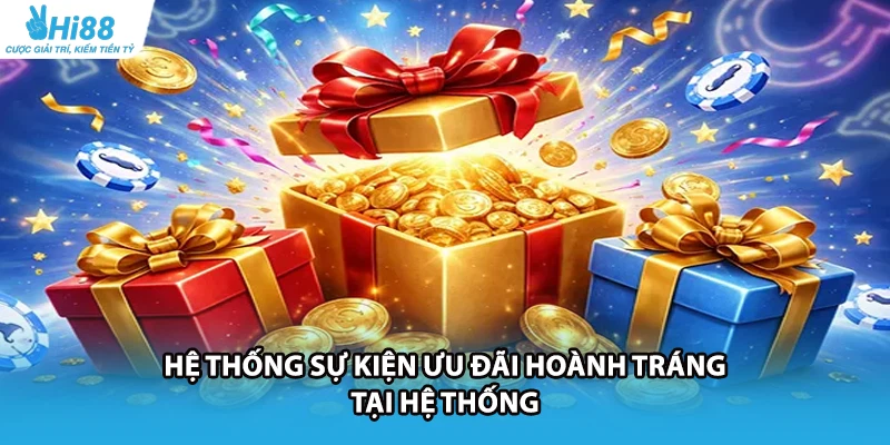 Hệ thống sự kiện ưu đãi hoành tráng tại hệ thống