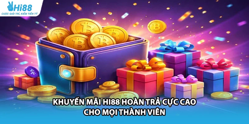 Khuyến mãi HI88 hoàn trả cực cao cho mọi thành viên