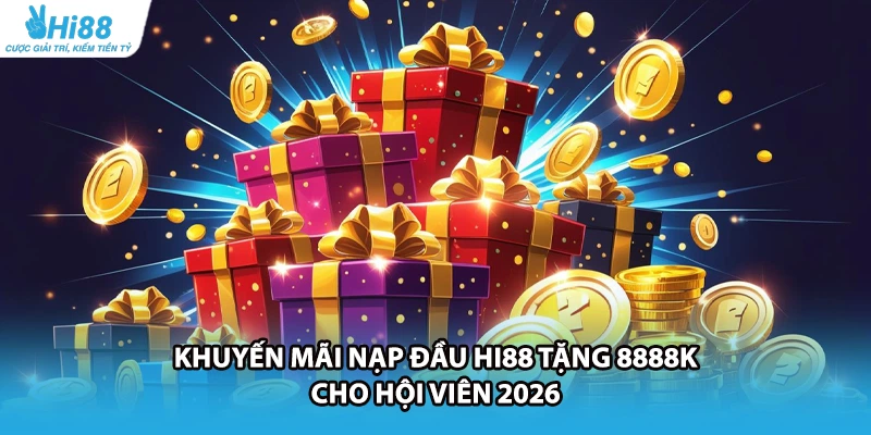 Khuyến Mãi Nạp Đầu HI88 Tặng 8888K Cho Hội Viên 2026