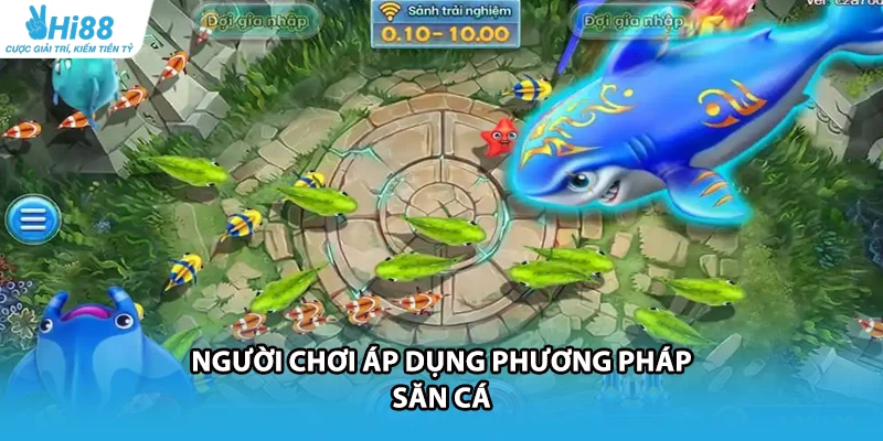 Người chơi áp dụng phương pháp săn cá