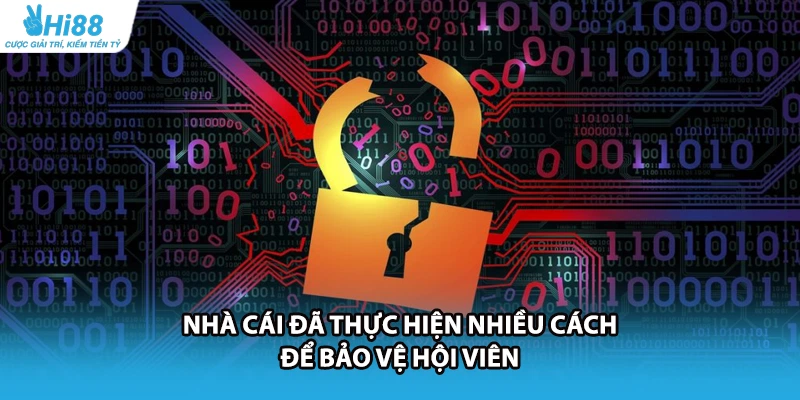 Nhà cái đã thực hiện nhiều cách để bảo vệ hội viên