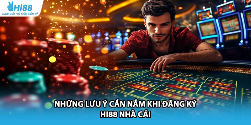 Những lưu ý cần nắm khi đăng ký HI88 nhà cái