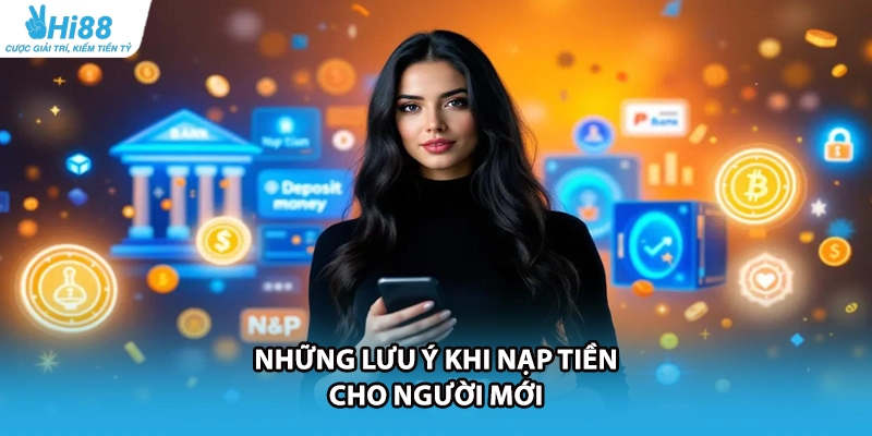 Những lưu ý khi nạp tiền cho người mới