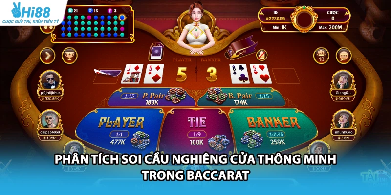 Phân tích soi cầu nghiêng cửa thông minh trong Baccarat