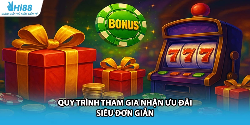 Quy trình tham gia nhận ưu đãi siêu đơn giản
