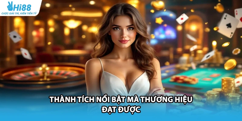 Thành tích nổi bật mà thương hiệu đạt được