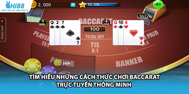 Tìm hiểu những cách thức chơi Baccarat trực tuyến thông minh
