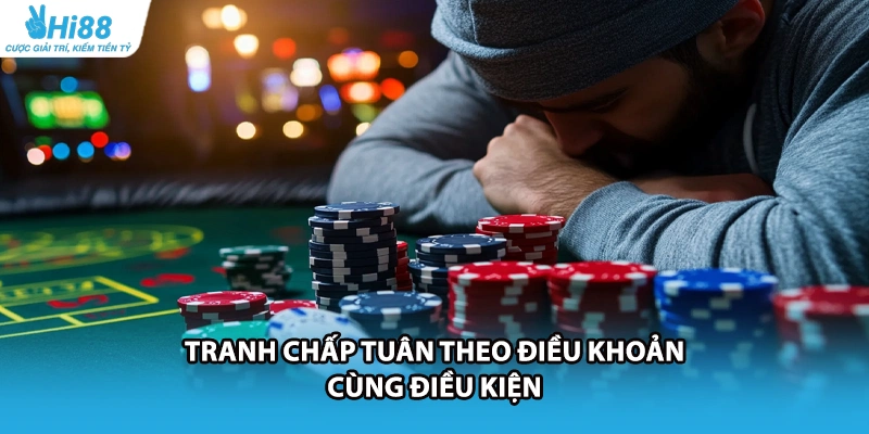 Tranh chấp tuân theo điều khoản cùng điều kiện