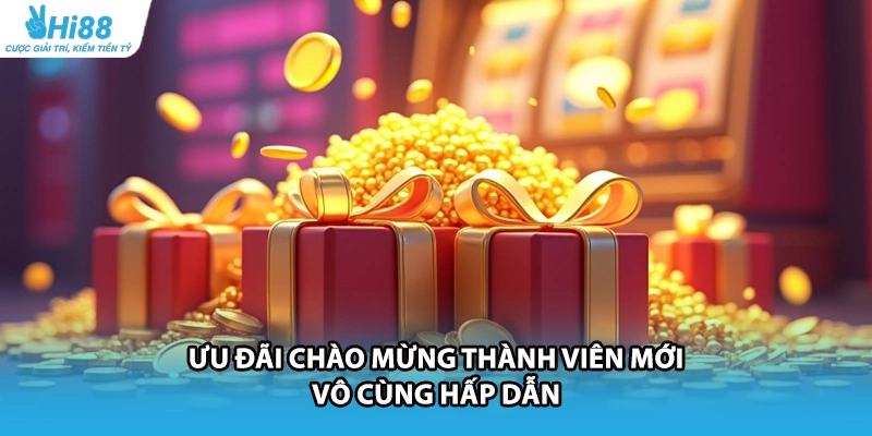 Ưu đãi chào mừng thành viên mới vô cùng hấp dẫn